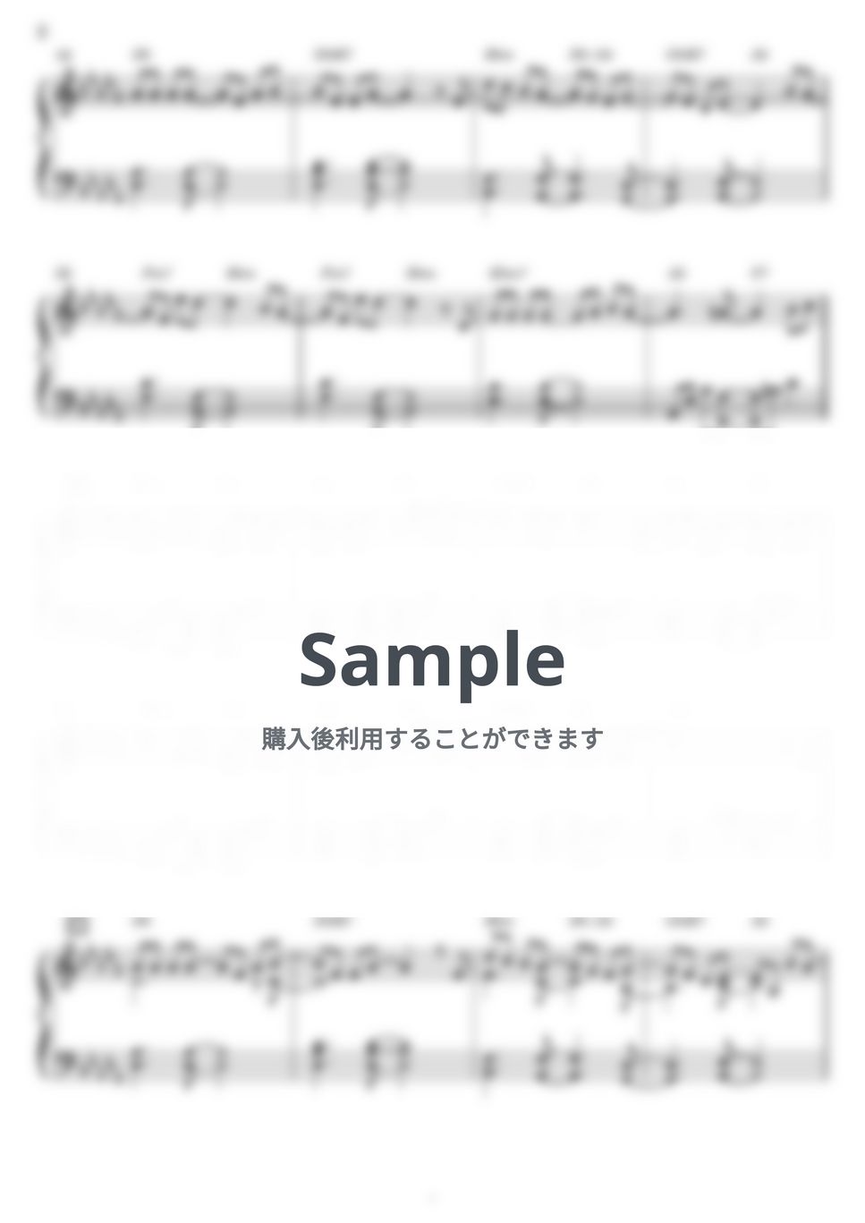 Mr.Children - HANABI (ピアノソロ中級) by Miz
