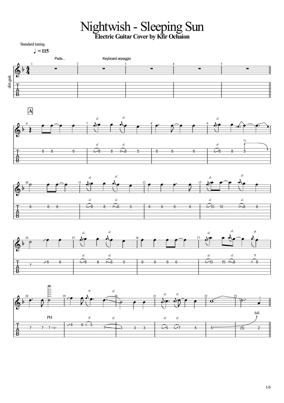 Nightwish Sleeping Sun Sheet by Kfir Ochaion