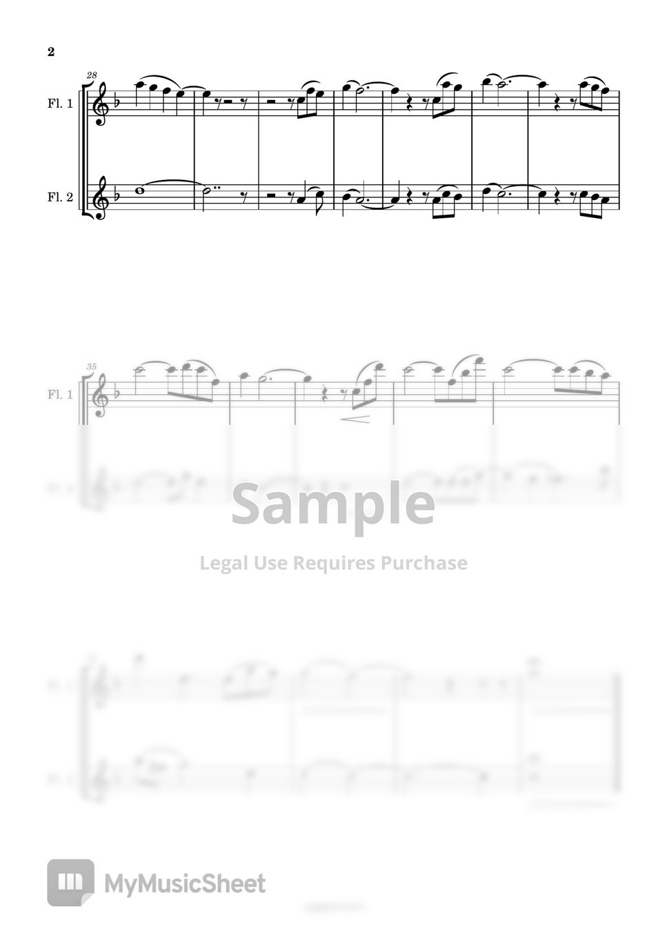 Ennio Morricone - Debora's Theme (Two flutes/반주MR/피아노악보) by simpleflutemusic