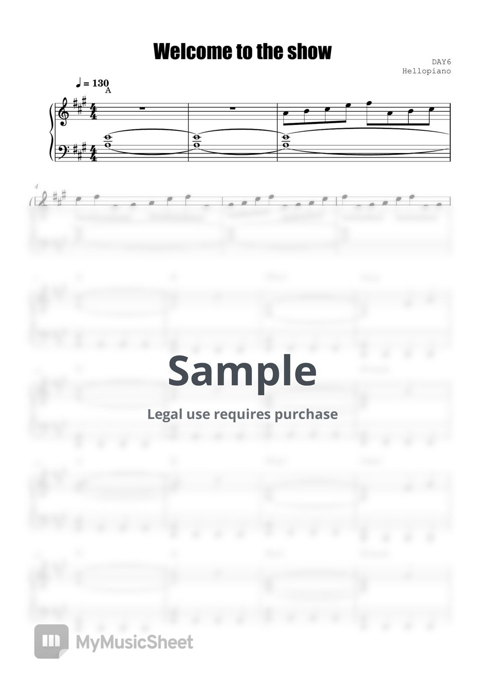 day6-welcome-to-the-show-sheets-by-hellopiano