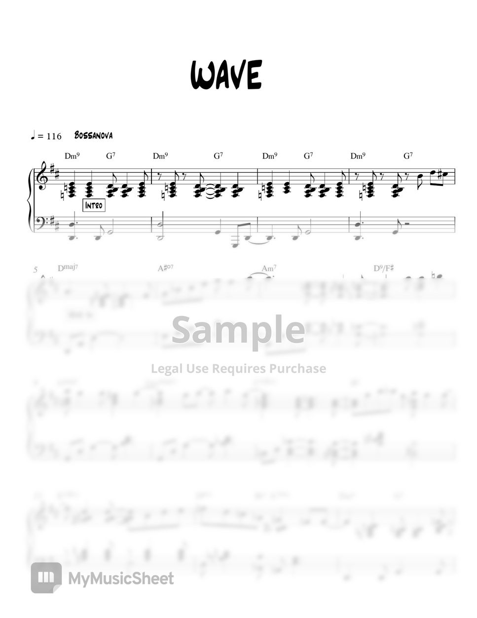 A.C Jobim - Wave (Bossanova) by MIWHA