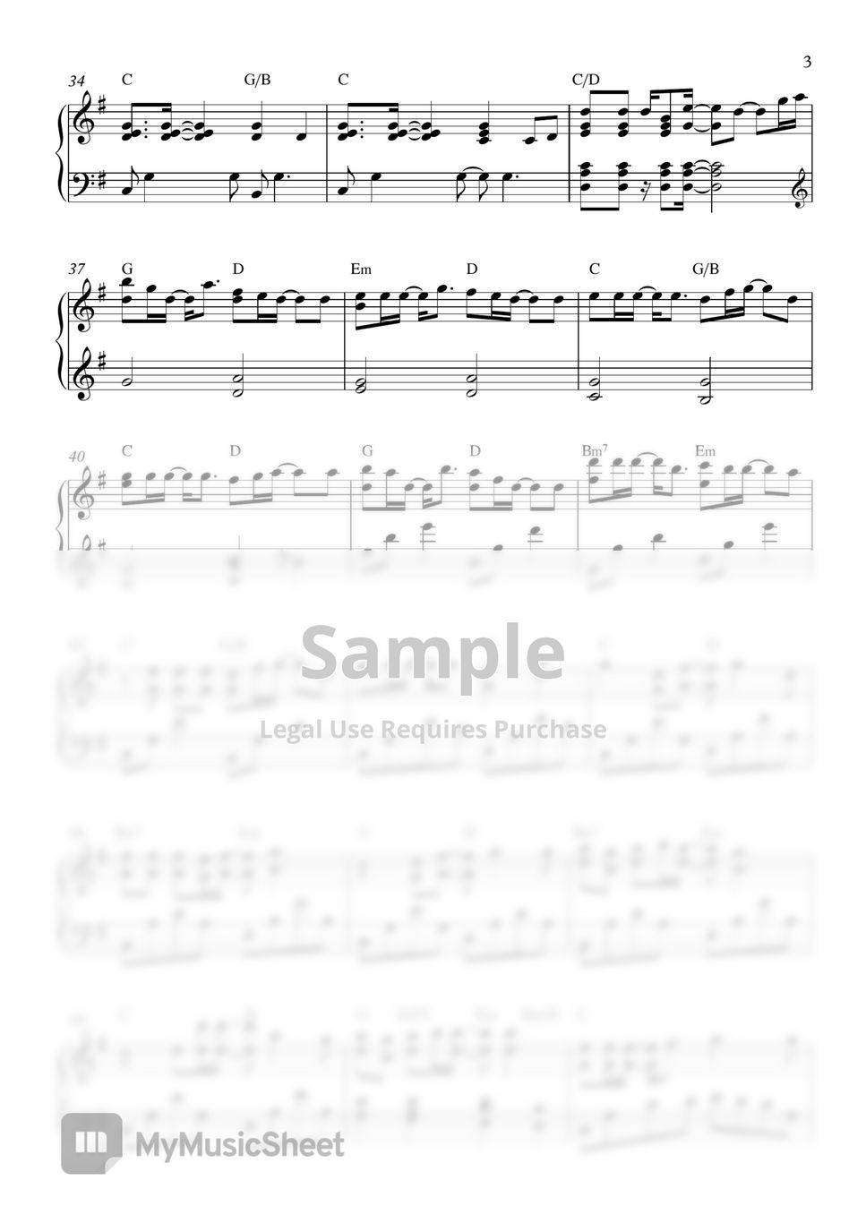 SOYOU, Park Woo Jin(AB6IX) - PUZZLE (Mr.Queen OST) 楽譜 by SweetPiano