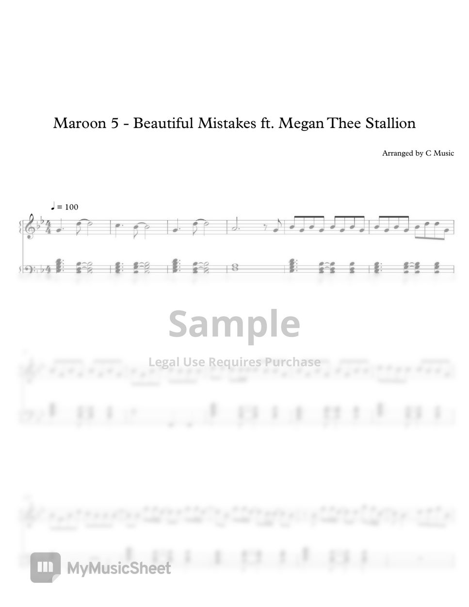Maroon 5 - Beautiful Mistakes ft. Megan Thee Stallion (Official