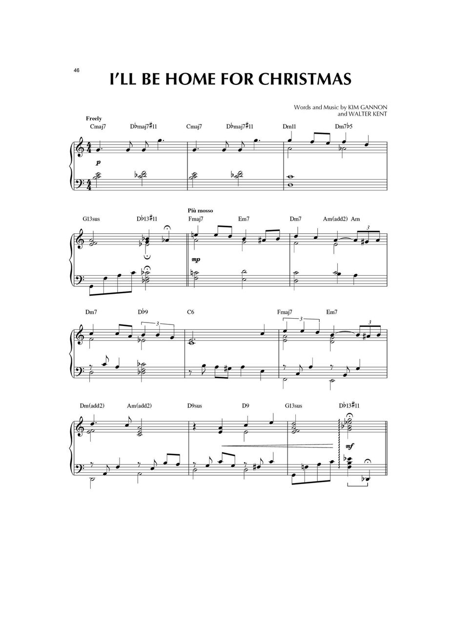 I'll Be Home For Christmas Jazz Piano.pdf 악보