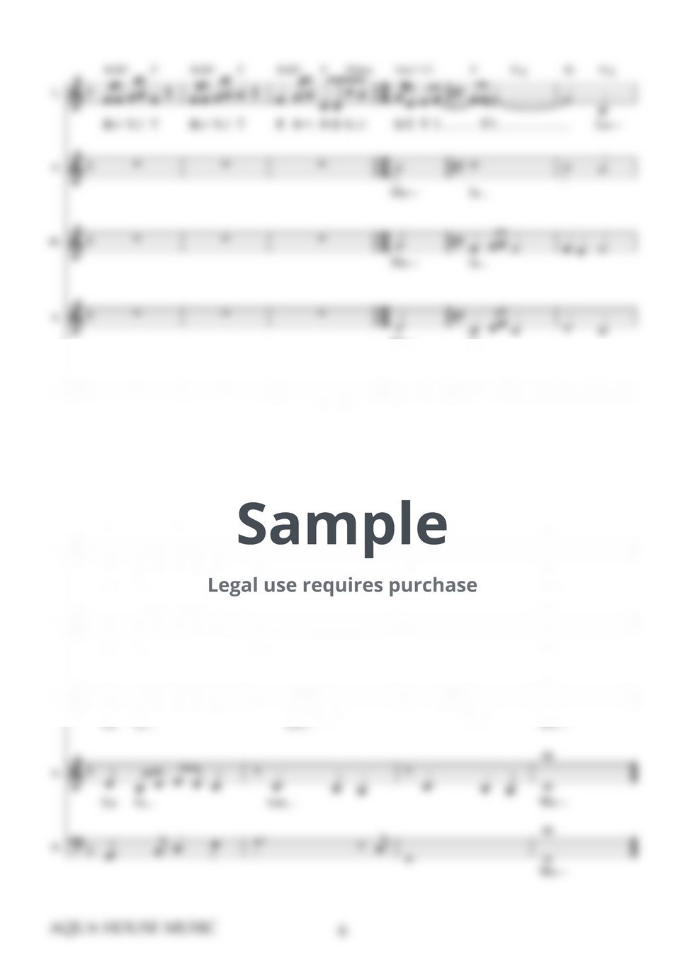 夏川りみ - 涙そうそう (アカペラ楽譜♪５声ボイパなし) by 飯田 亜紗子