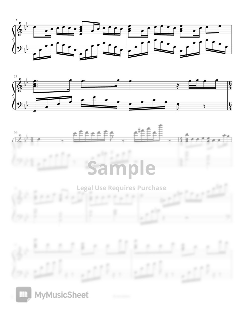 Paul de Senneville - Mariage d'Amour by Scores4piano
