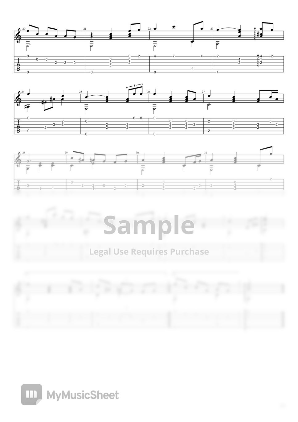 Pee Wee King - Tennessee Waltz (Fingerstyle Guitar Arrangement,  Lute/Vihuela tuning, Capo 1st fret) by D.Petrova (Edora)