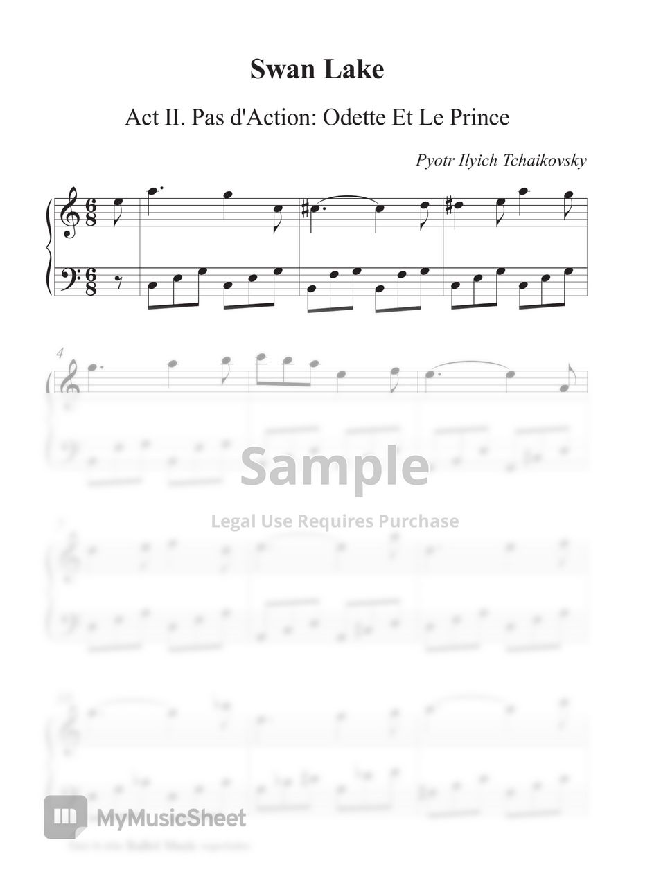 Pyotr Ilyich Tchaikovsky 18. Swan lake_Pas d'Action;Odette Et Le