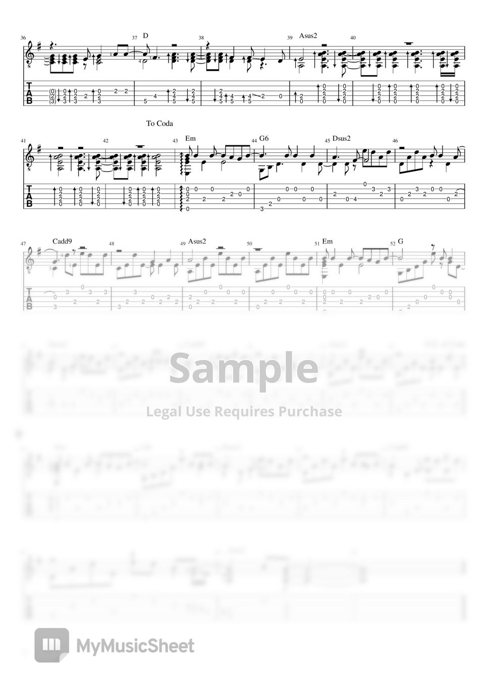 Limp Bizkit Behind Blue Eyes Tab + 1staff by Marina Mirakova
