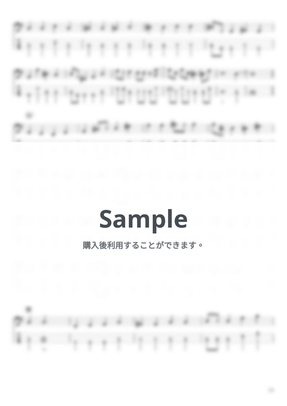 大野雄二 - ルパン三世 ’80 (ベースTAB譜☆4弦ベース対応) by swbass