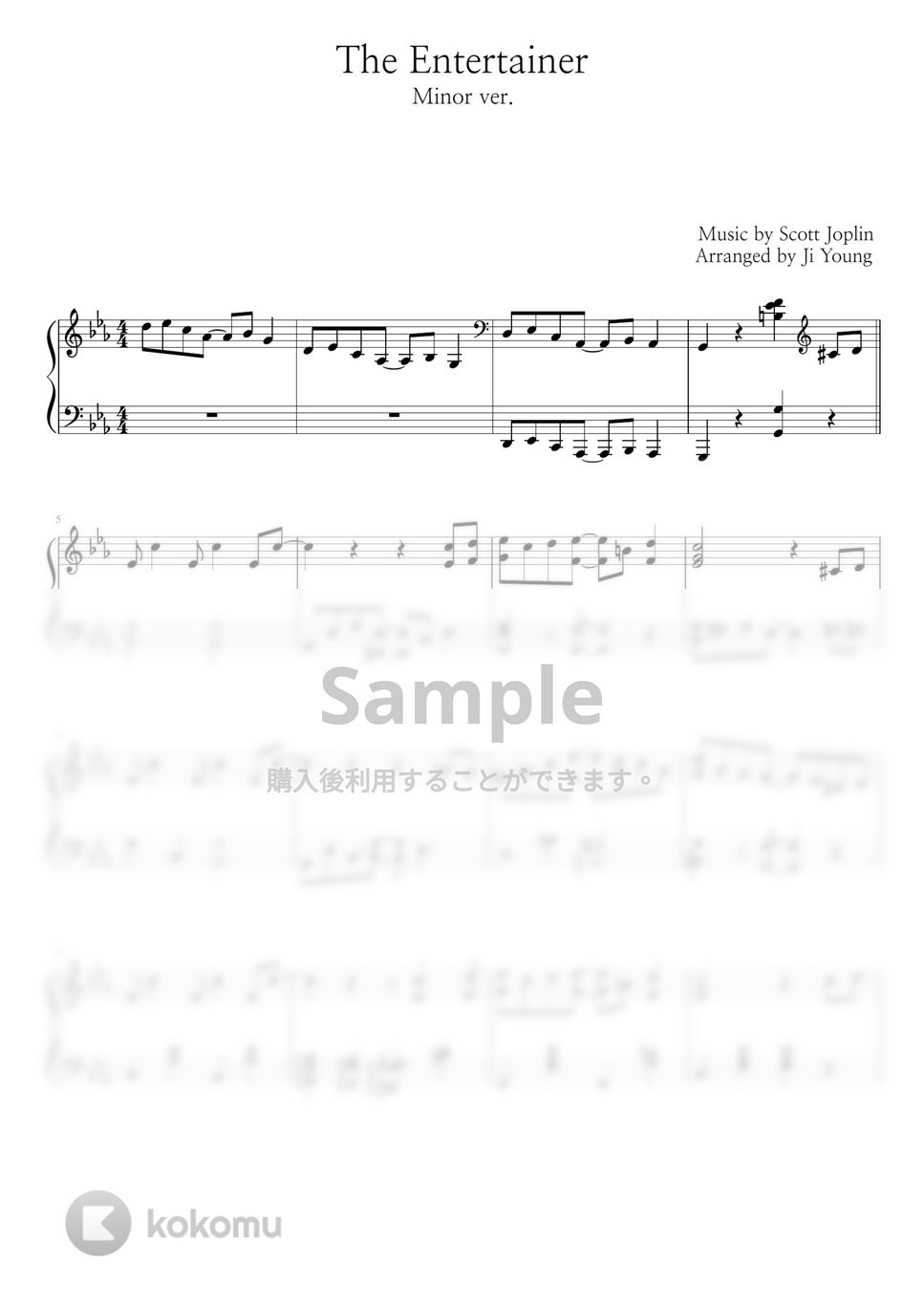 Scott Joplin - (minor) Entertainer by POLYPiano