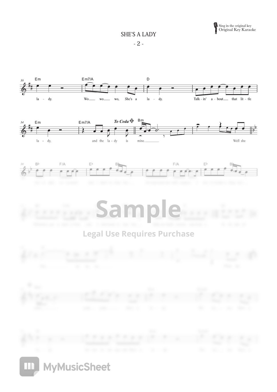 tom-jones-she-s-a-lady-original-key-sheets-by-far-east-island-record