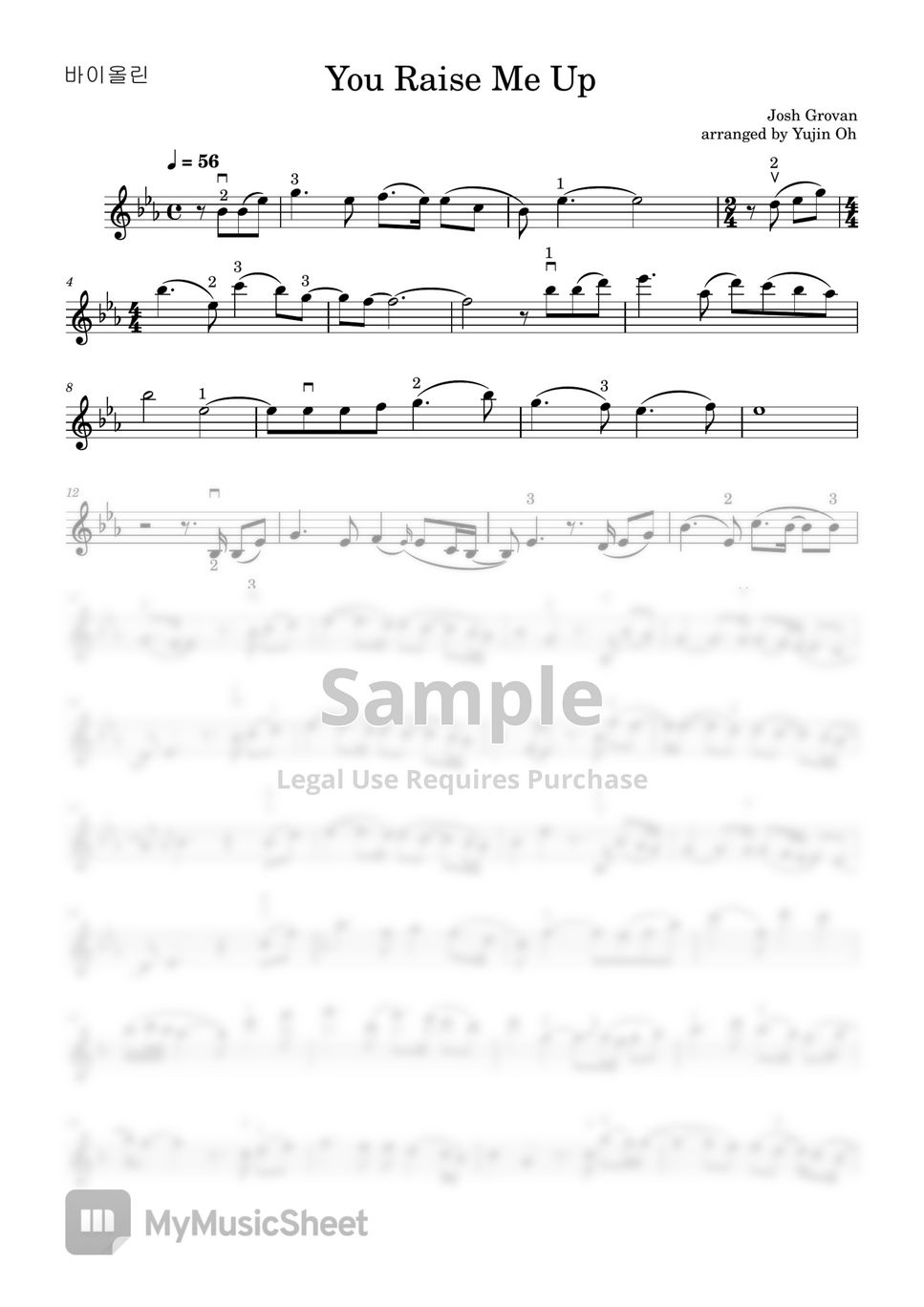 josh-grovan-you-raise-me-up-sheets-by