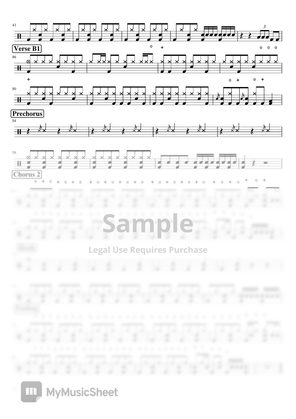 (G)IDLE 퀸카 (Lv3) Sheets by yeols drum