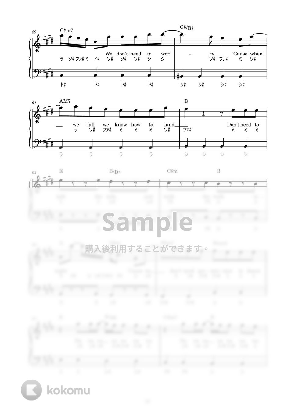 防弾少年団(BTS) - Dynamite (かんたん / 歌詞付き / ドレミ付き