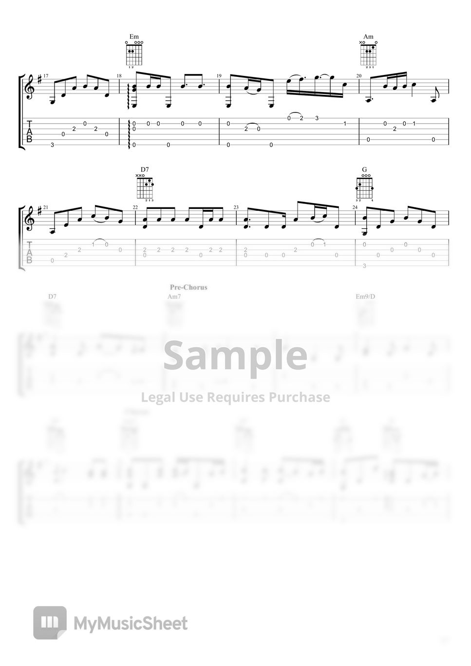 Joji | Fingerstyle Guitar - Glimpse of Us (Easy Version