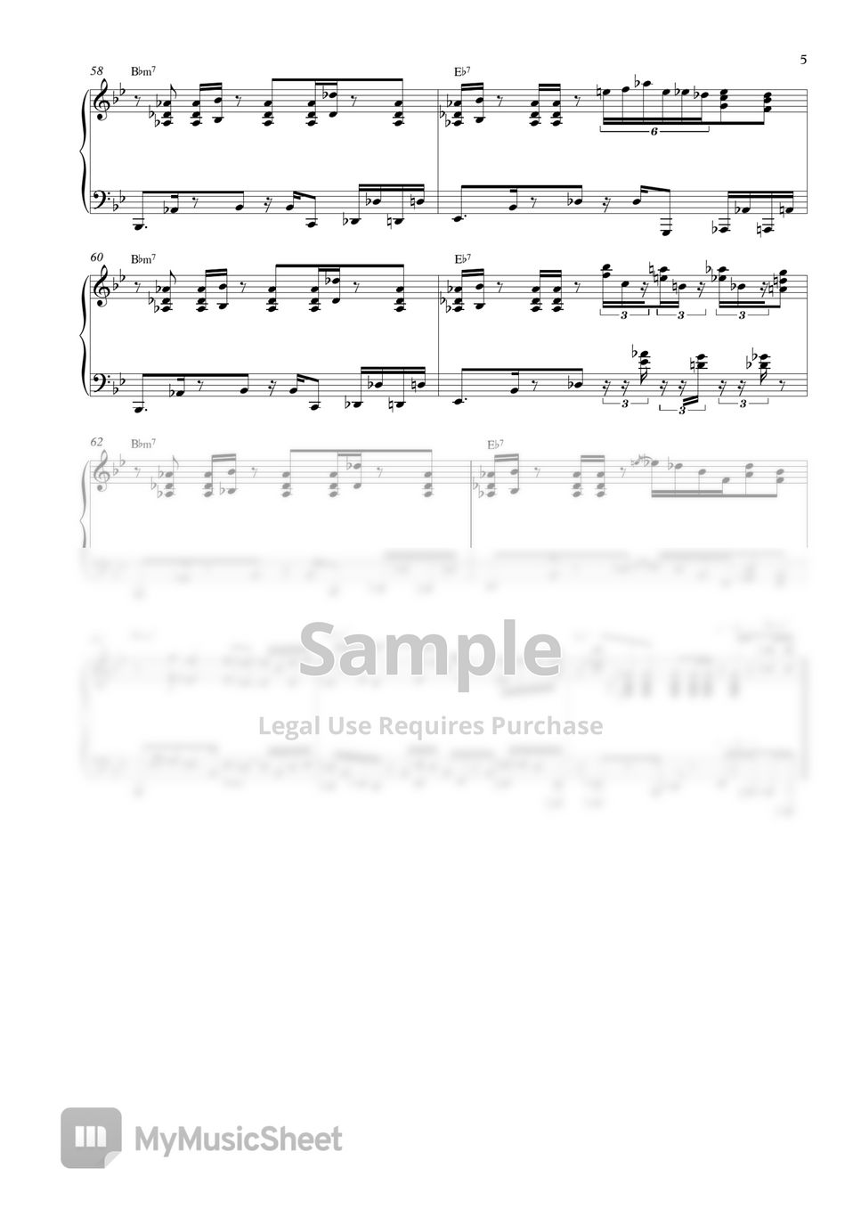 Herbie Hancock - Chameleon (Solo Piano Ver.) 楽譜 by