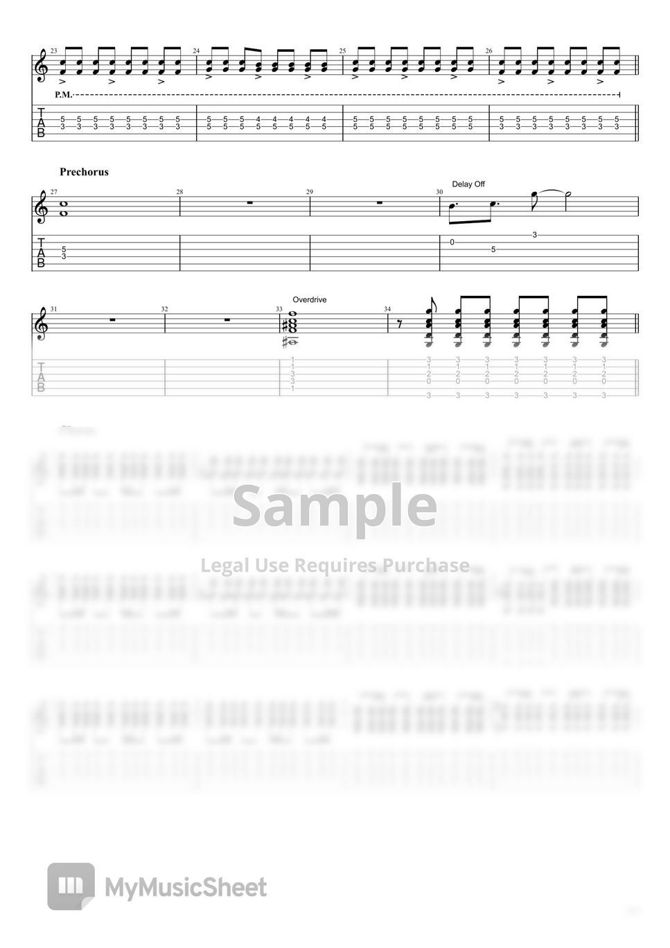 Mate - Play Sheets by DCGuitar