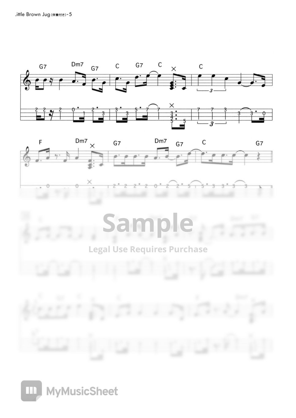 Herb Ohta(Ohta san) - LITTLE BROWN JUG(Easy ver.) (Herb Ohta Style