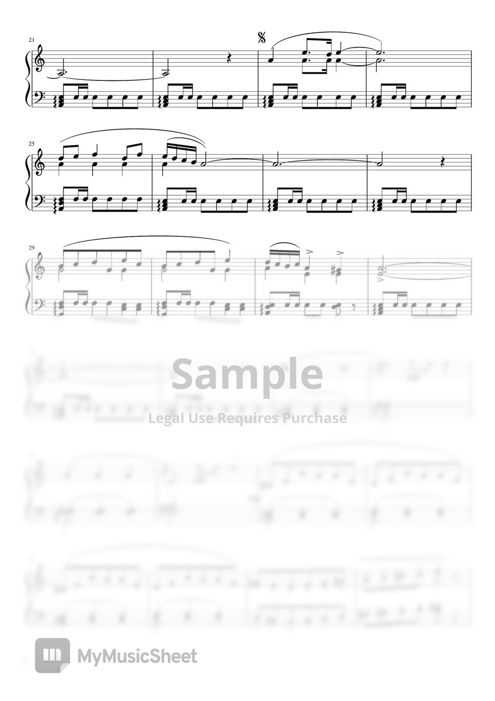 G.bizet - Spanish Serenade(Am) (pianosolo/beginner) by pfkaori