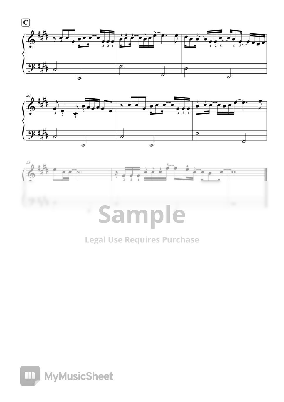 楽譜です Mamorukun Curse! まもるくんは呪われてしまった! KaraKuri