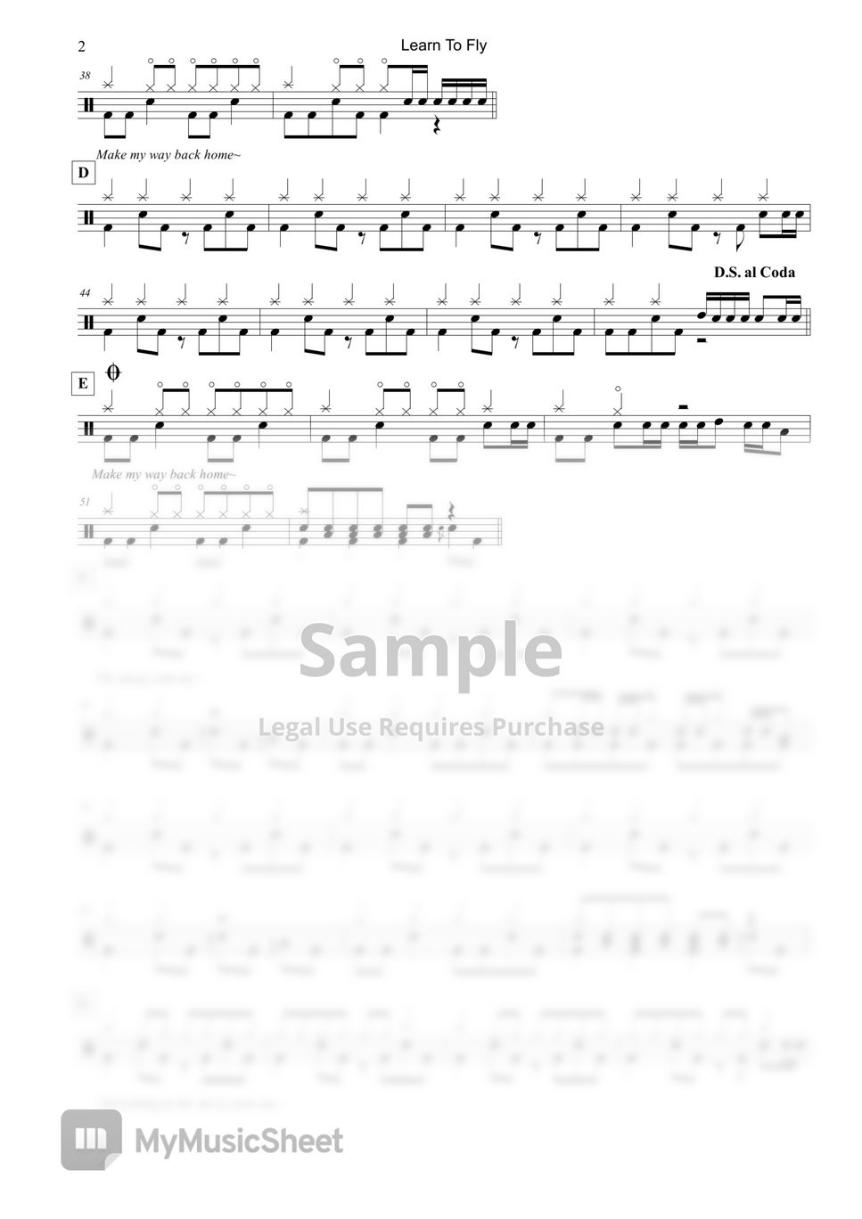 Foo Fighters - Learn To Fly by Raymond Goh