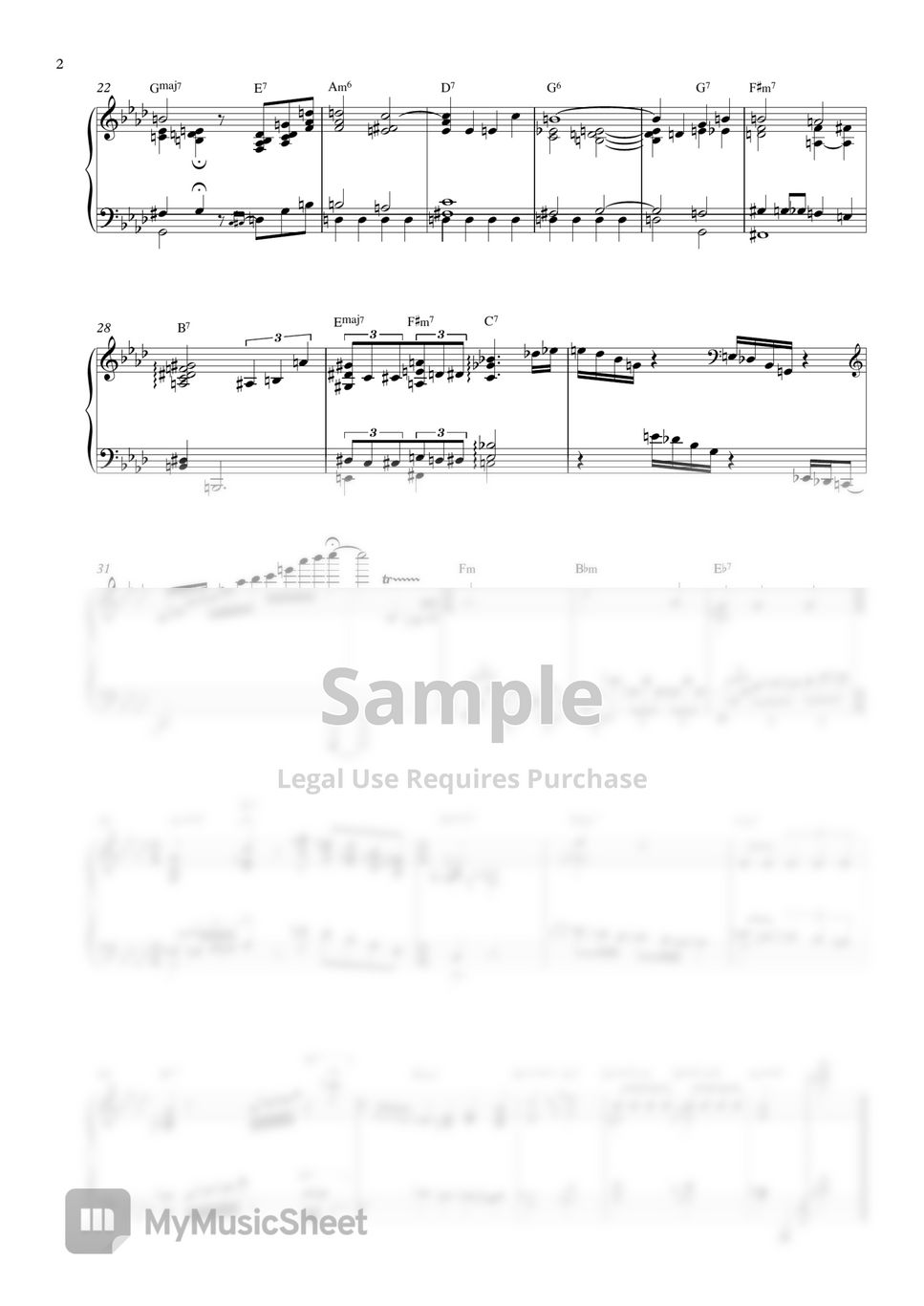 Jerome Kern - All The Things You Are (Solo Piano Ver.) Sheets by