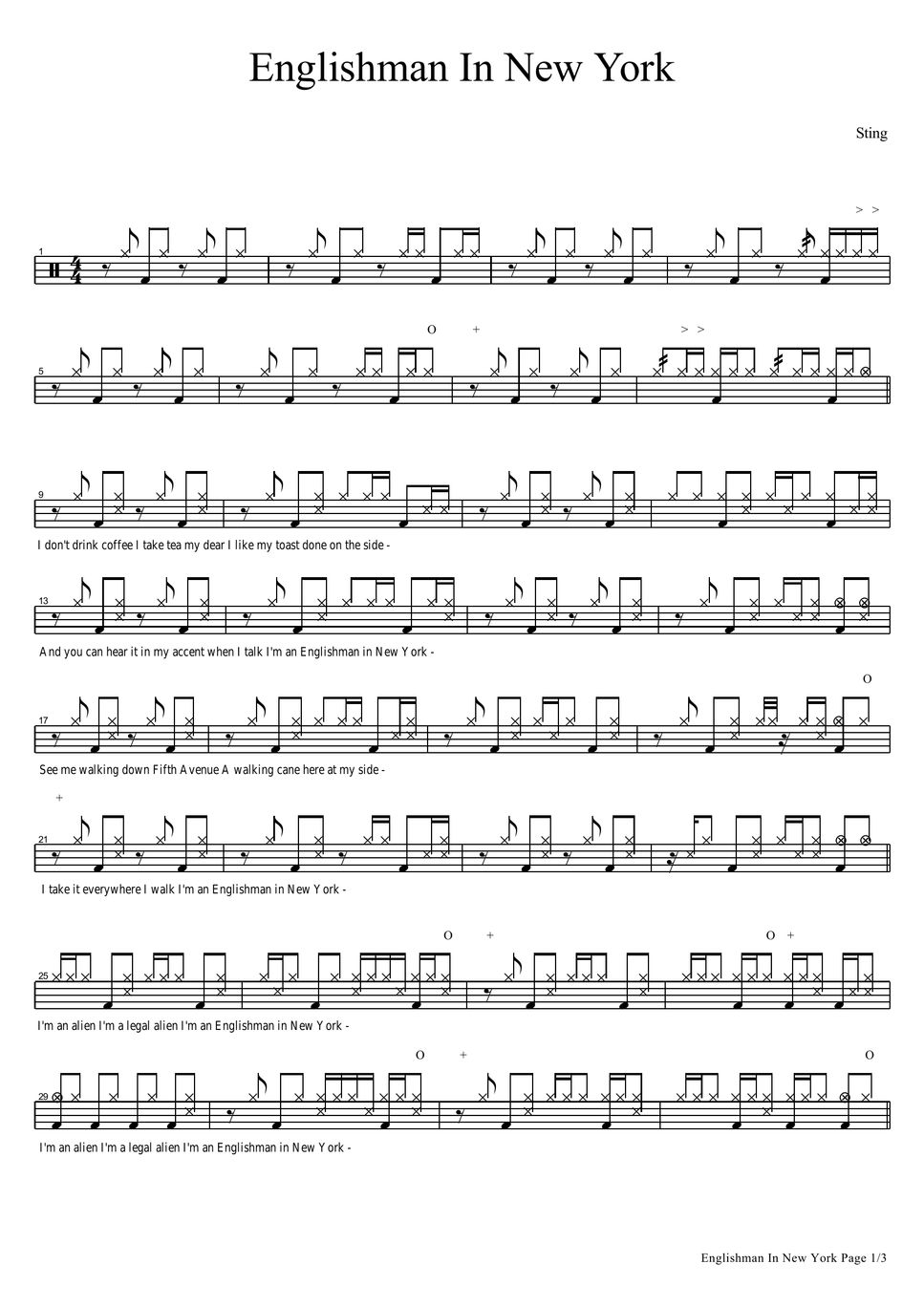 sting-englishman-in-new-york-sheet-by-copydrum