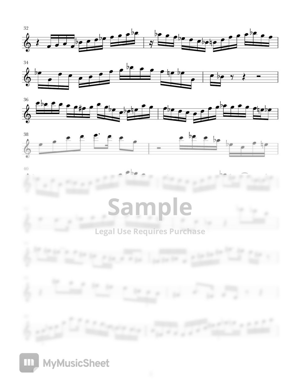 Kenny Garrett Song 8 (Flute Version) Sheets by Eunmi Kim