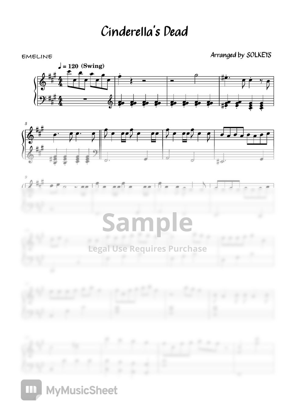 EMELINE Cinderella's Dead Sheets by SolKeys