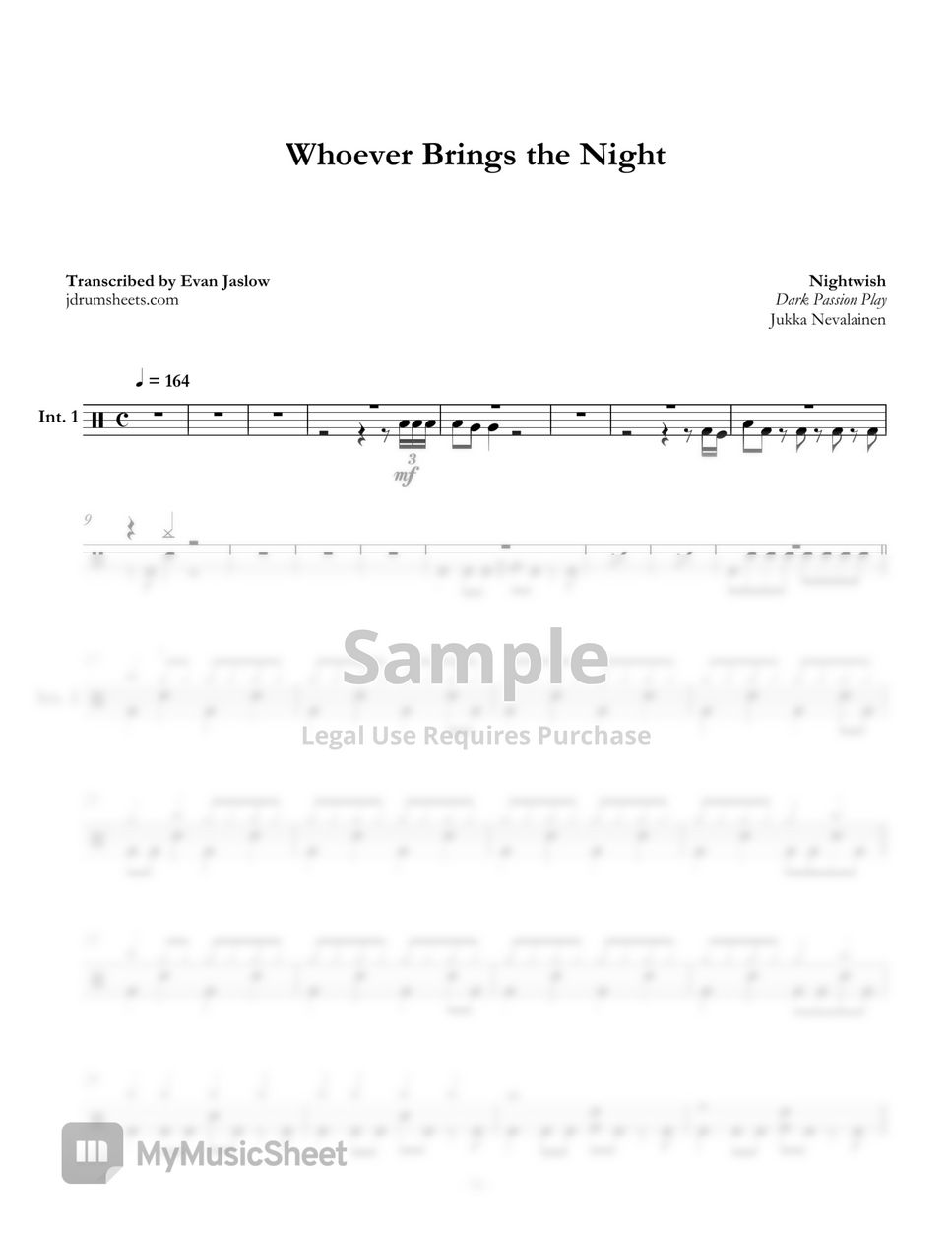 Nightwish - Whoever Brings the Night by Evan Jaslow