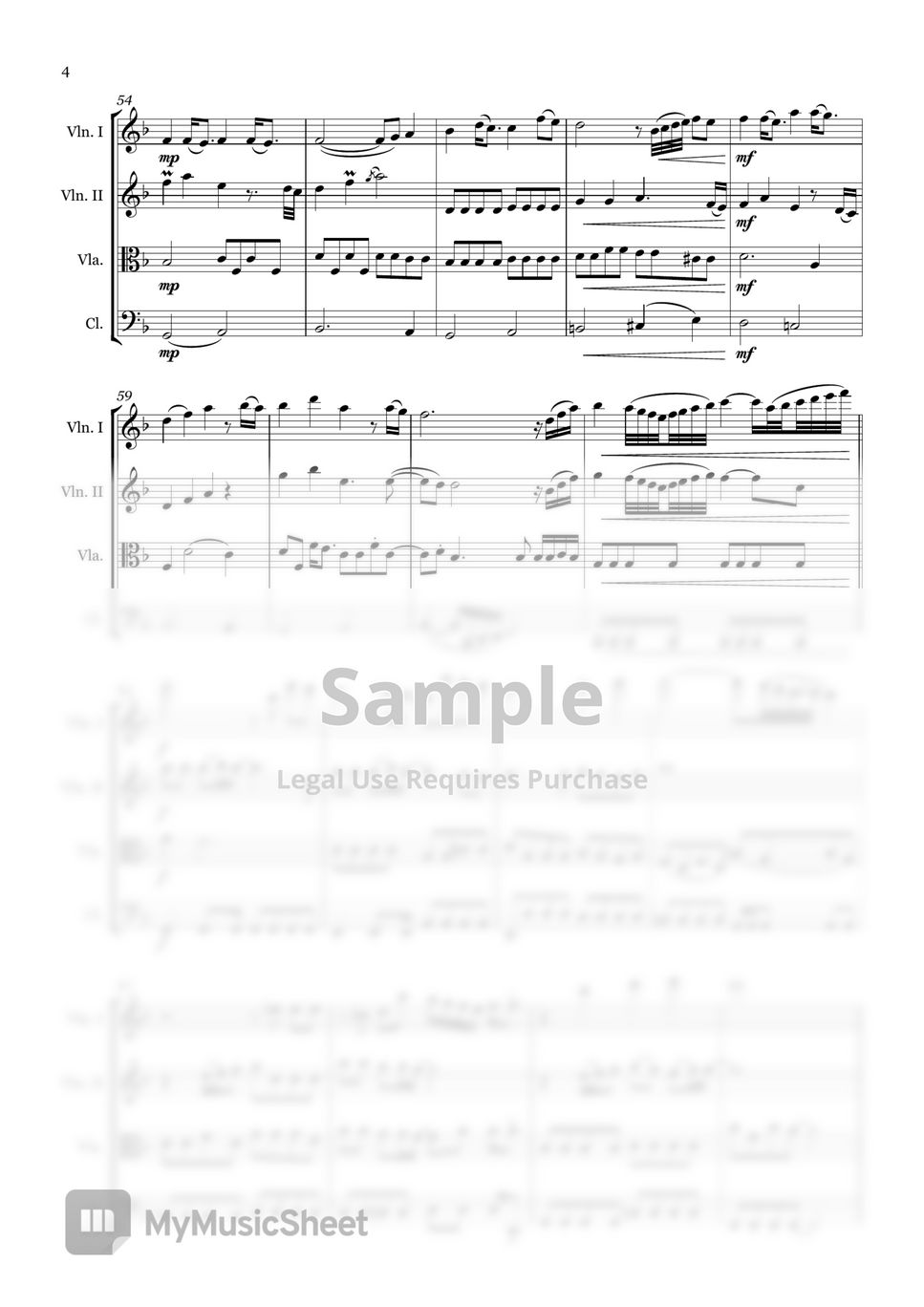 Go Shiina - Kamado Tanjiro no Uta (String Quartet) by Milzy