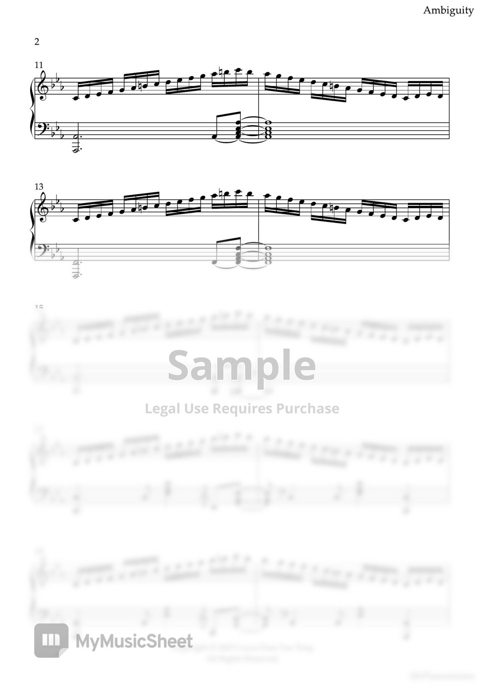 MrPianominion - Piano Exercise - Ambiguity