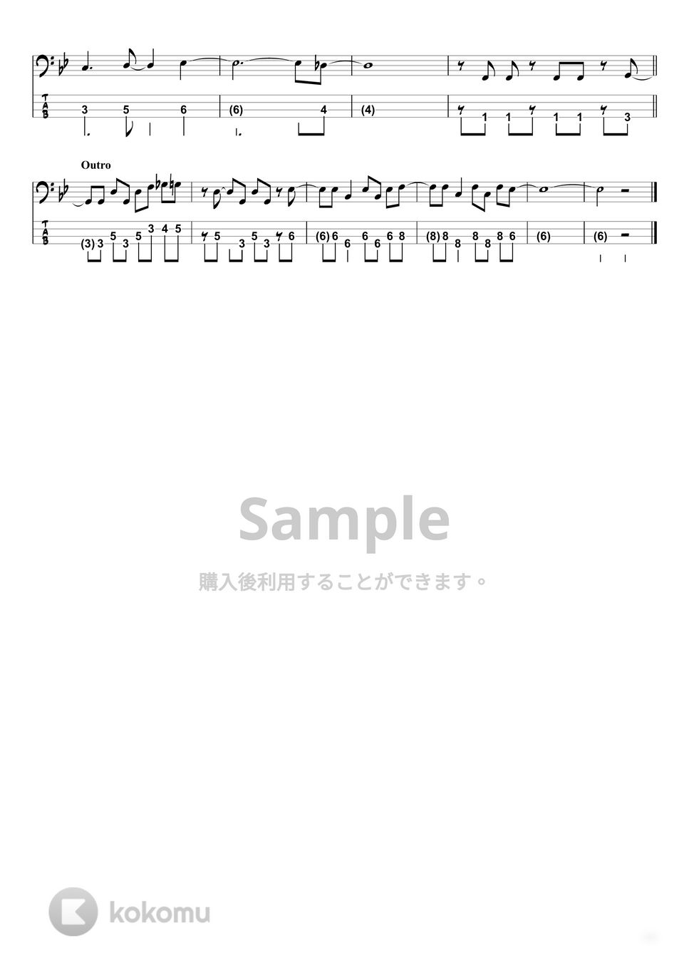 Eve - 廻廻奇譚 (ベースTAB譜 / ☆4弦ベース対応) タブ+五線譜 Eve - 廻廻奇譚 (ベースTAB譜 / ☆4弦ベース対応) タブ+五線譜