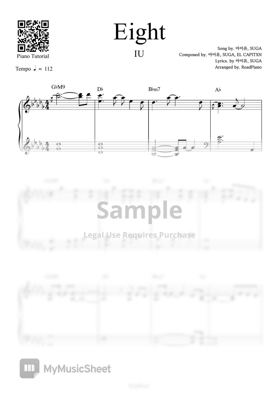  sheets by roadpiano