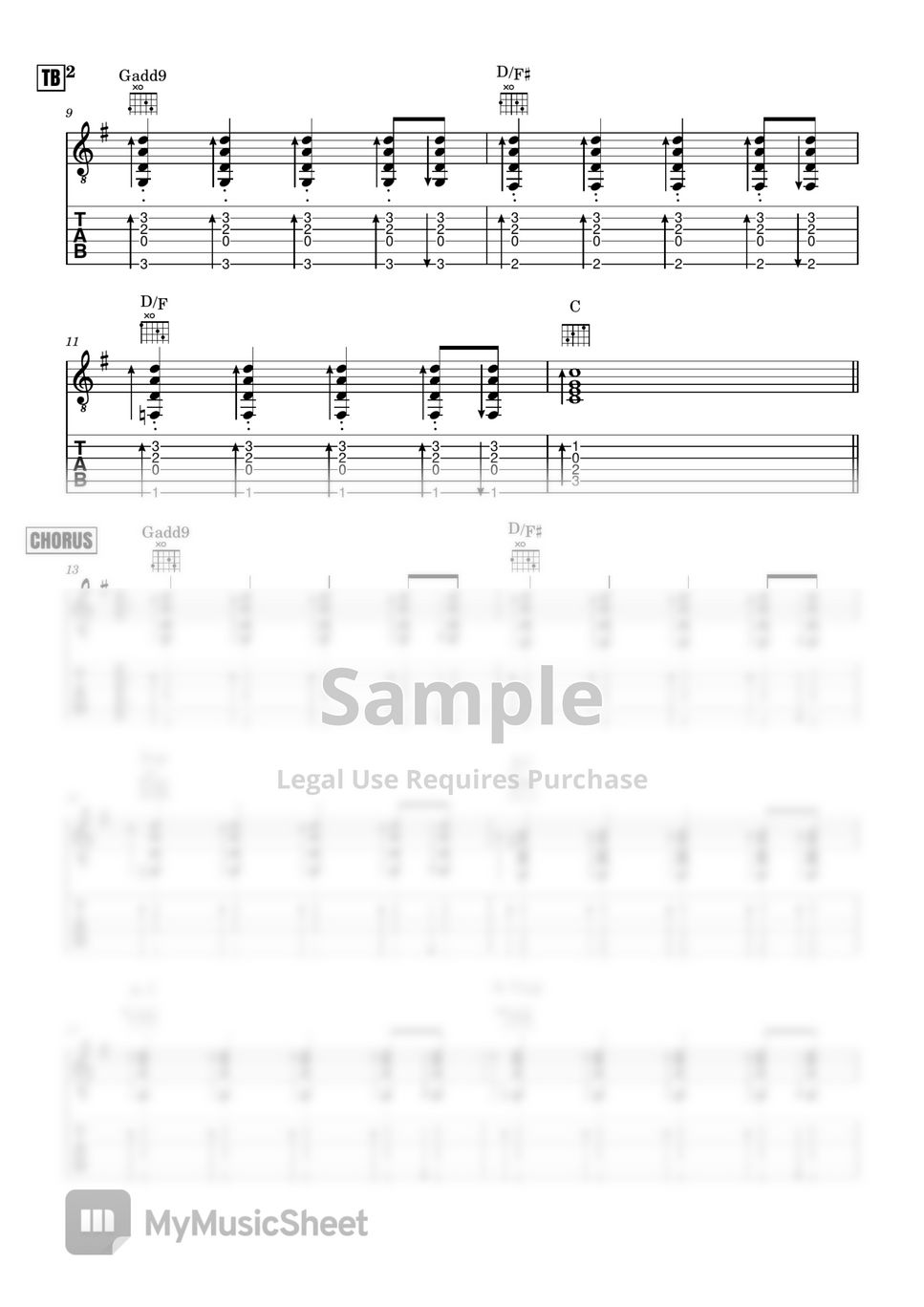 HENRY 헨리 Real Love Still Exists (Guitar Chords Only) Partitura by SAFEHSE