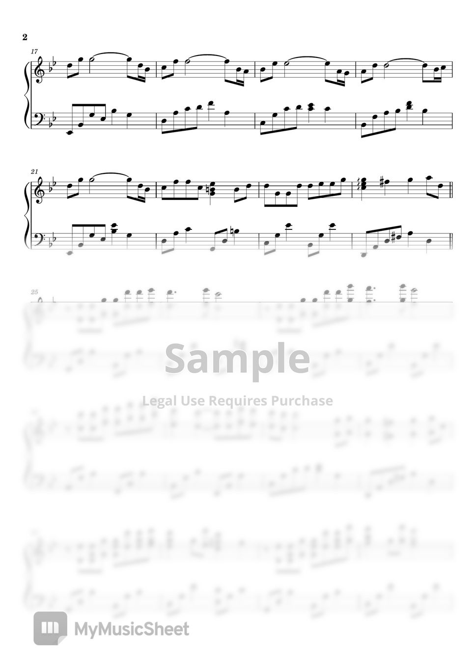 Kim Yoon Snow Flower (Sheet Music, MIDI,) Partition musicale by Roxette