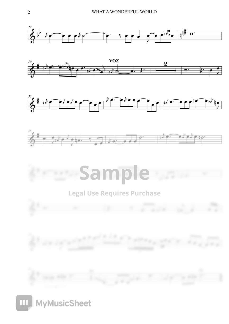 What a Wonderful World Louis Armstrong. Kenny G (Soprano Sax) Sheets by Ismael Dorado