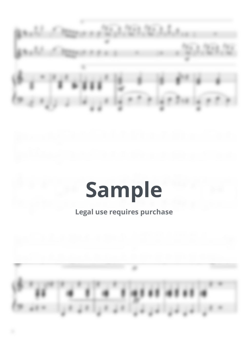 Johann Strauss I Radetzky Marsch (C・Piano trio/ Tenor sax duet) Sheets by pfkaori