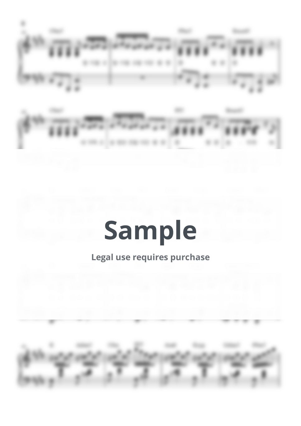 비비 BIBI 밤양갱 BAM YANG GANG Sheets by PERIMUSIC