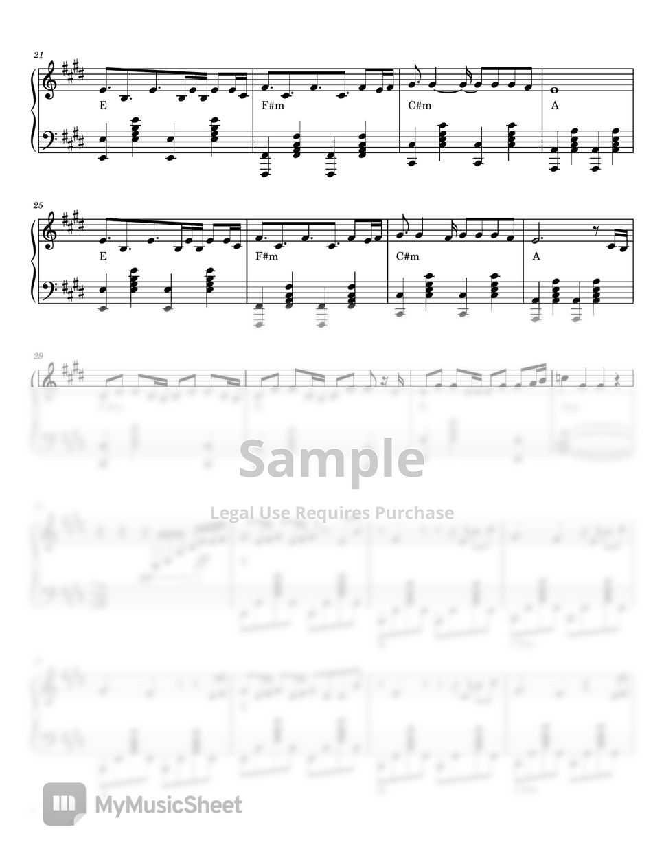 Lin-Manuel Miranda - How Far I'll Go (Moana Theme - For Piano Solo With Chord) by poon