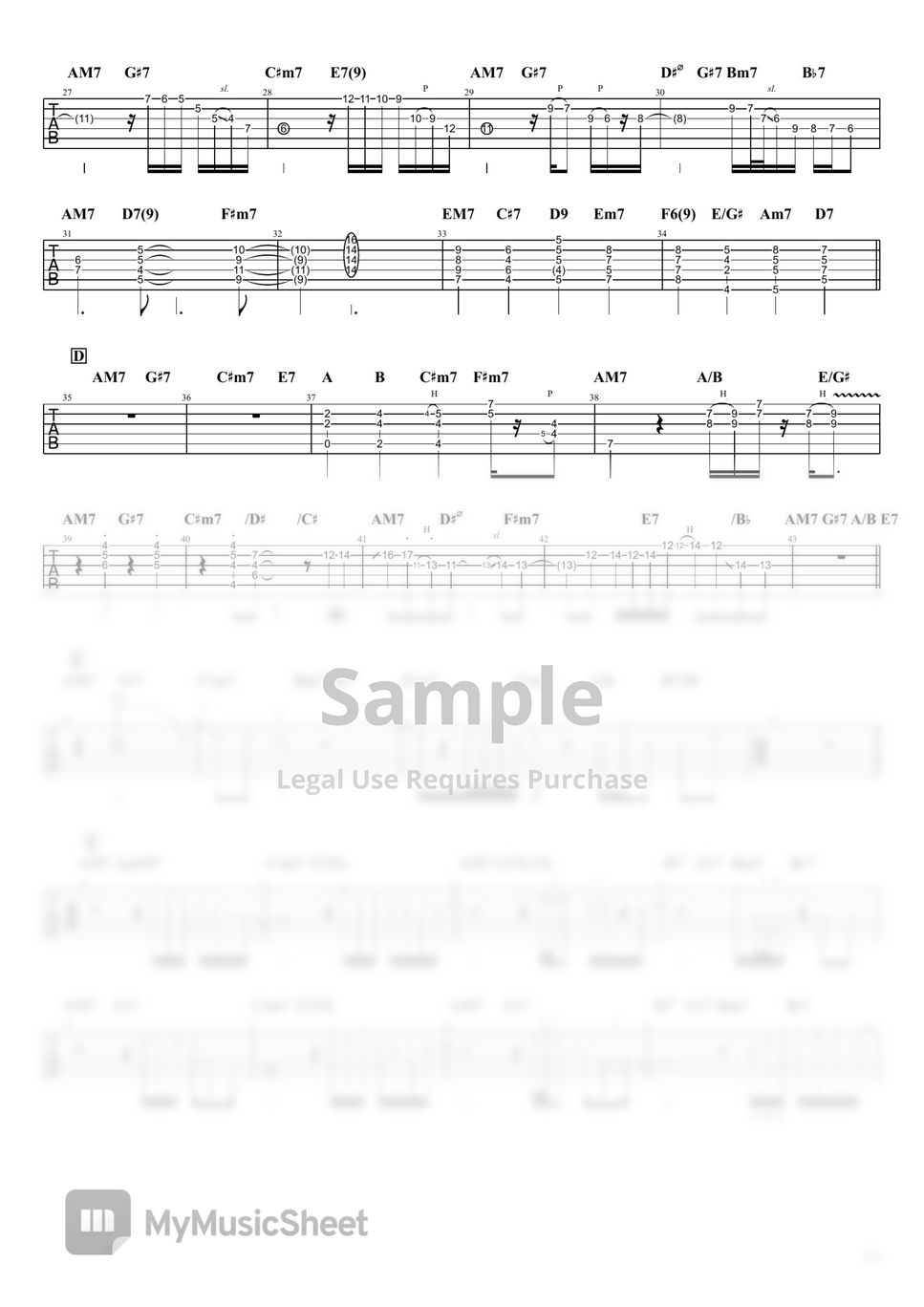 Gen Hoshino - comedy (Guitar tabs) by Yoppi