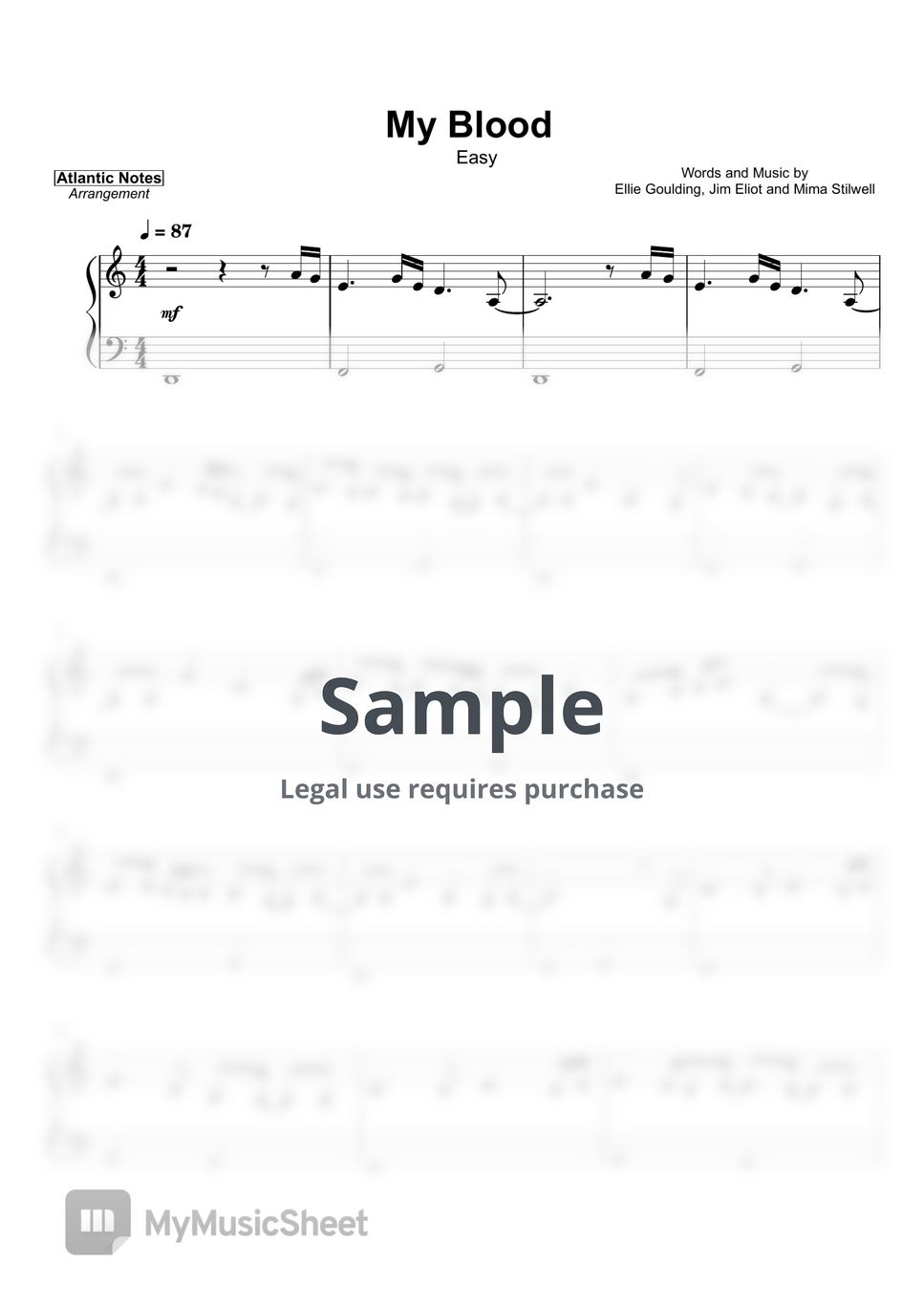 Ellie Goulding - My Blood by Atlantic Notes