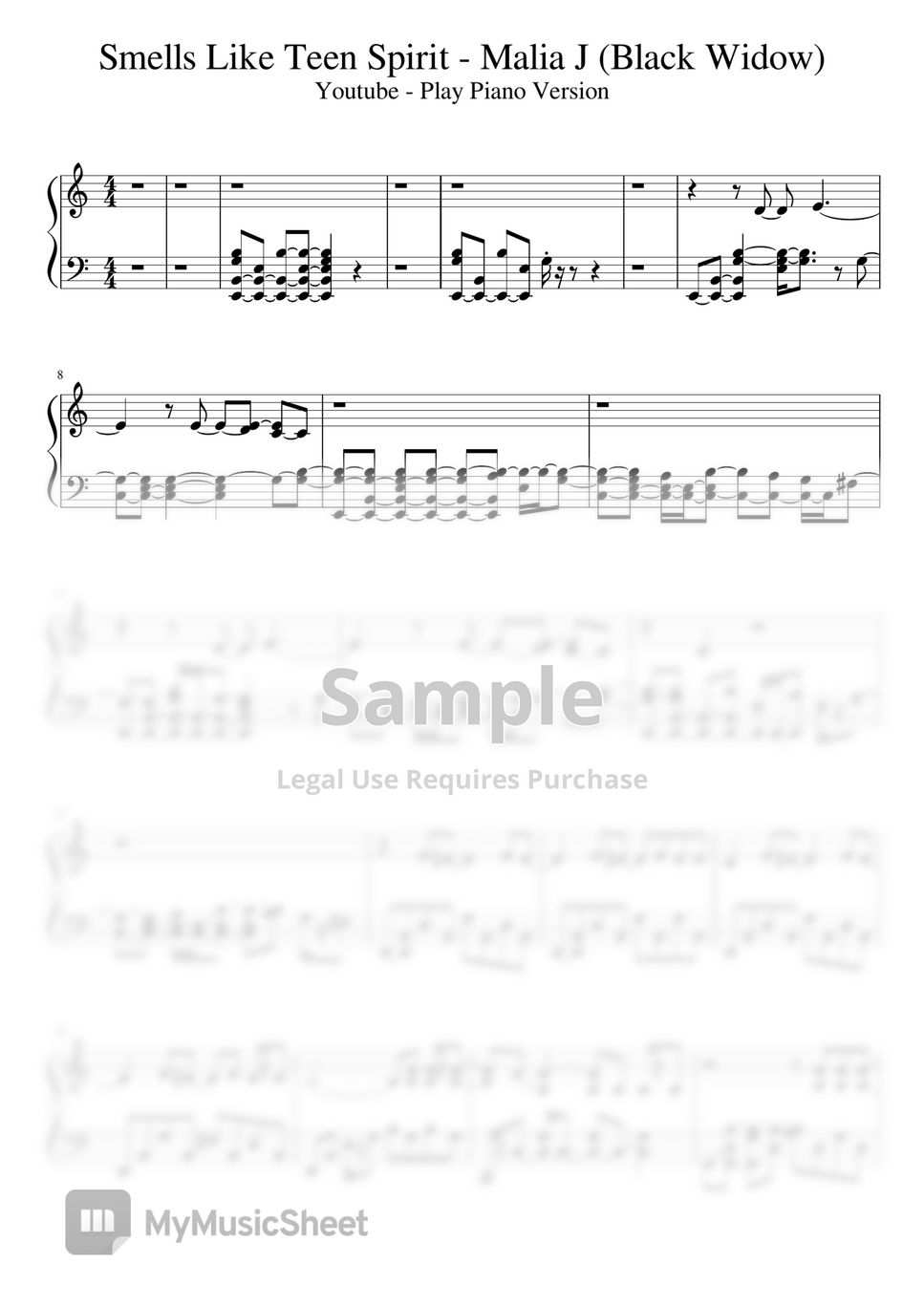 Play Piano Sheet Music