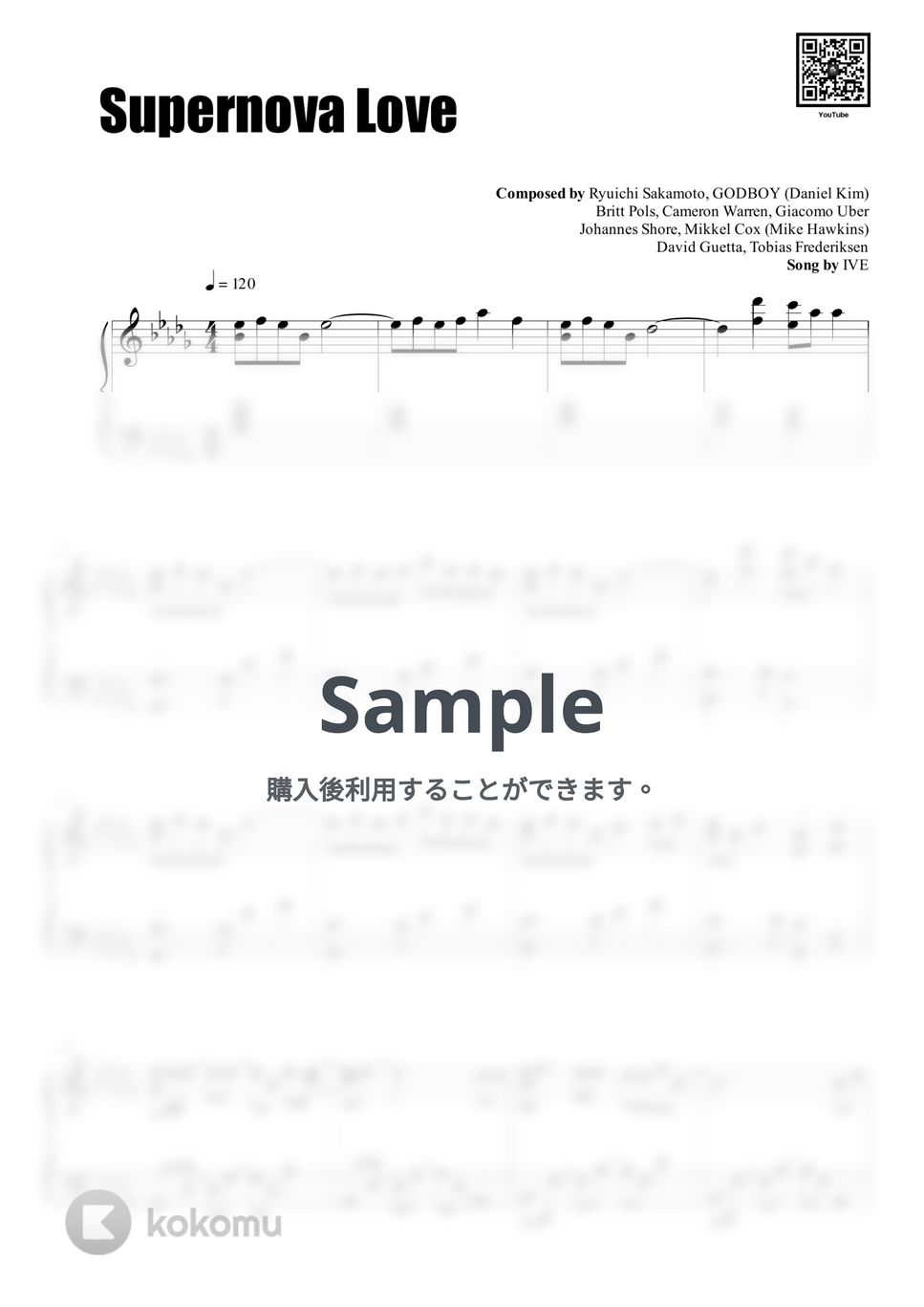 IVE, David Guetta - Supernova Love by HANPPYEOMPIANO