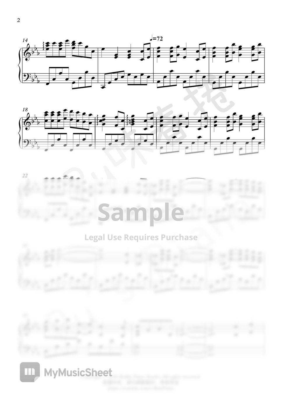 久石譲 - My Neighbour Totoro - The Path of Wind - (風のとおり道) by Ru's Piano