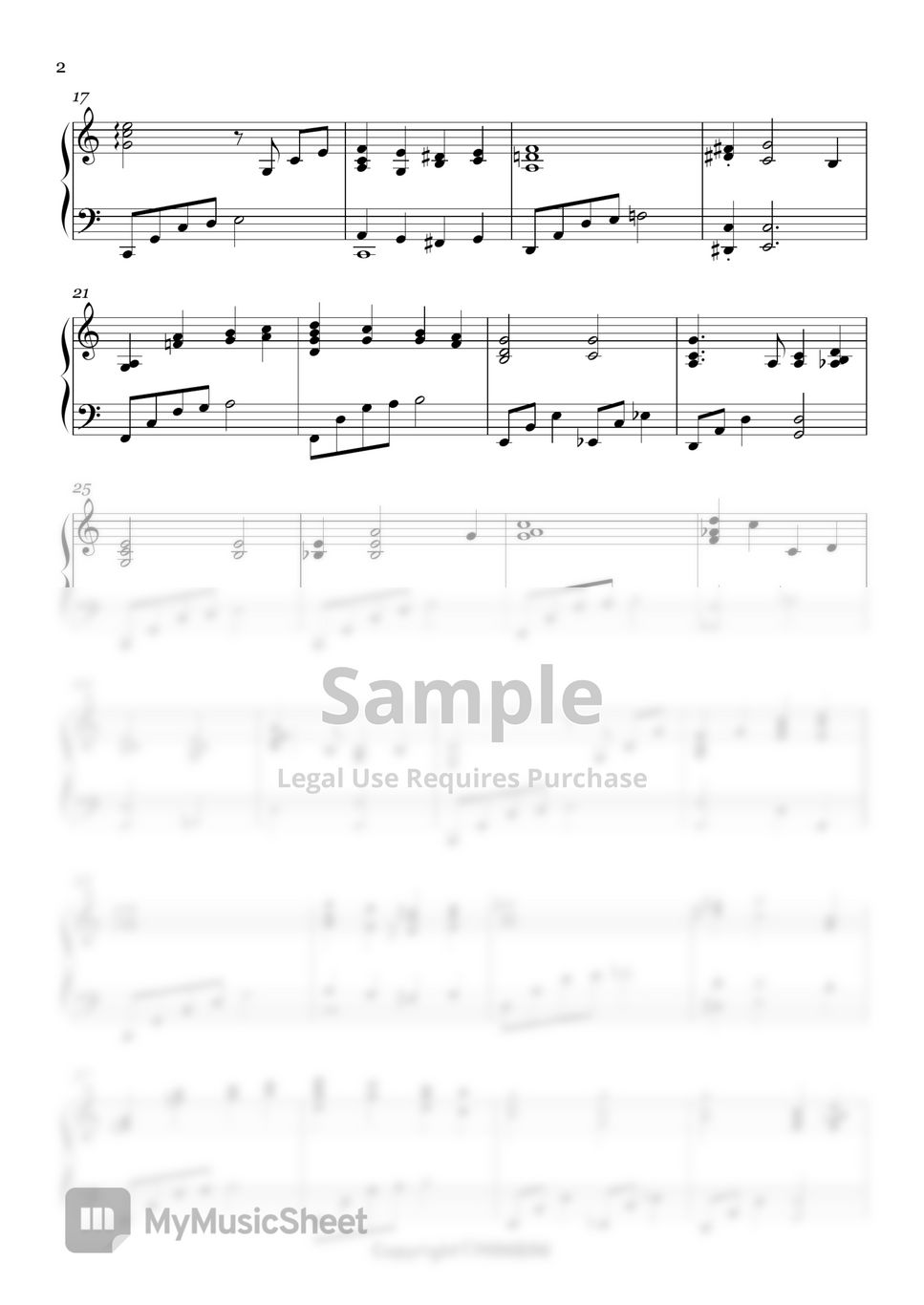Bing Crosby - White Christmas (화이트 크리스마스) (Hard Version) by MINIBINI