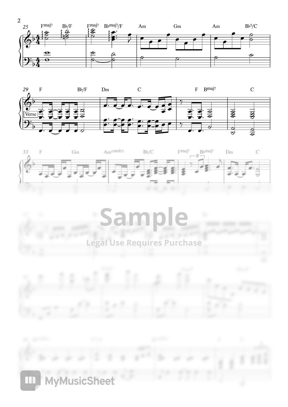 Francesco Piantoni Al tuo matrimonio (Cesare Cremonini) Sheets by Francesco Piantoni