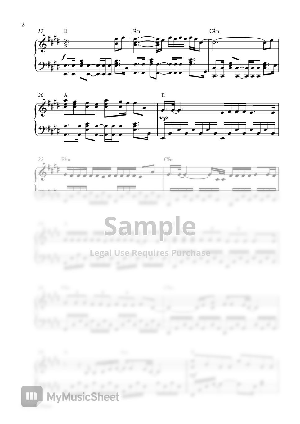 Shawn Mendes - Wonder (Piano Sheet) by Pianella Piano