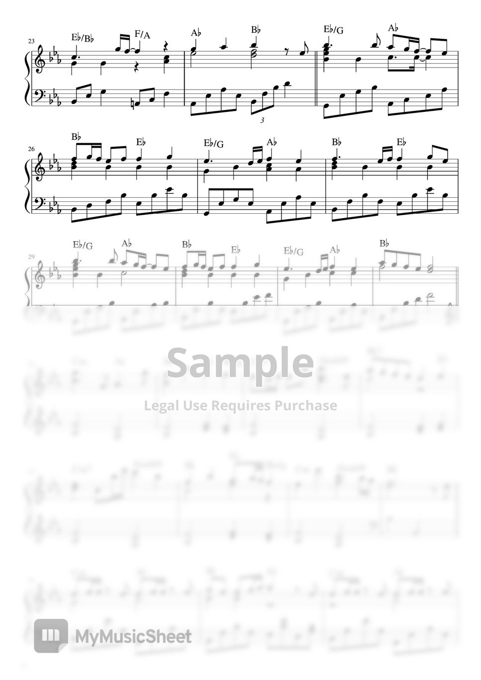 メルク(水瀬いのり) Merc Inori Minase - Bottleship (Mercstoria ED) [Piano sheet + MIDI]